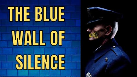 bluetube police|the blue code of silence.